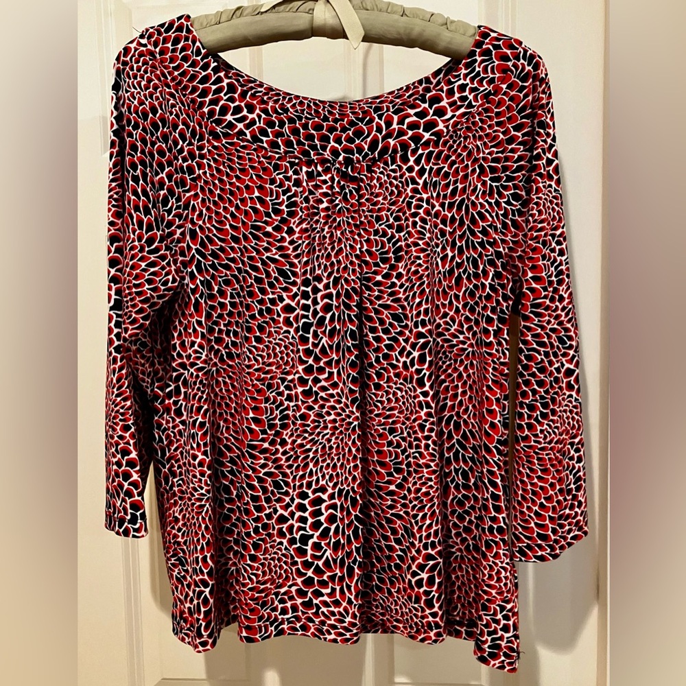 Ruby Rd. 3/4 Sleeve Top Size L